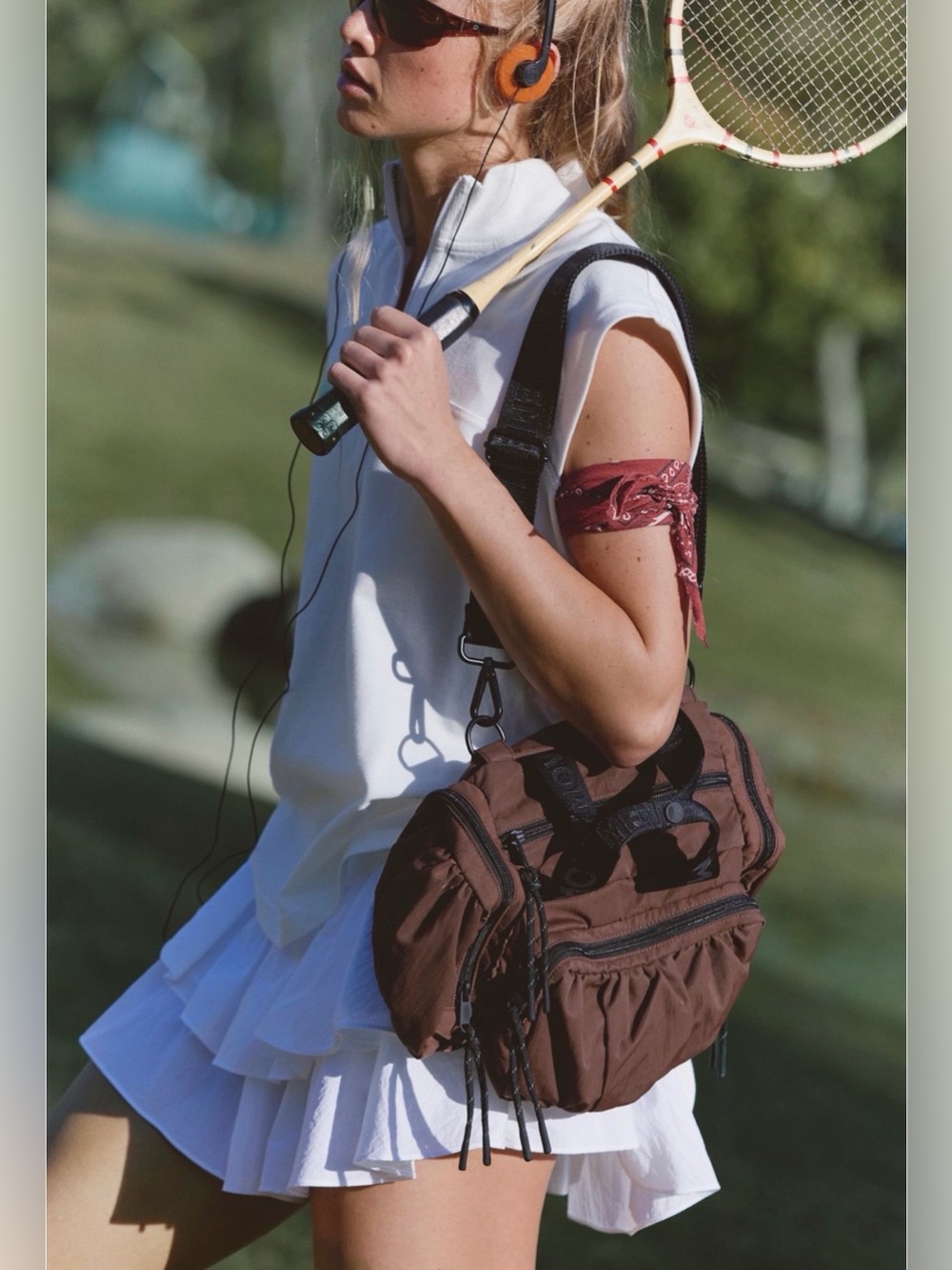 Free people never still convertible sling bag